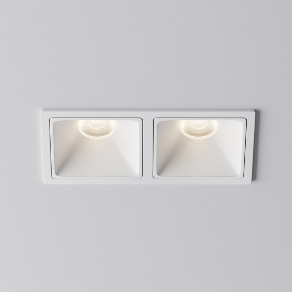фото Встраиваемый светильник Maytoni Technical Alfa LED DL043-02-10W4K-SQ-W-1, белый