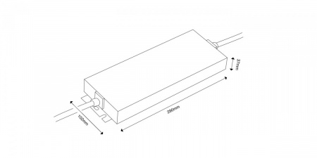 фото Блок питания SWG для светодиодных лент TPW, 600 W Влагозащитный, 12 V, MTPW-600-12