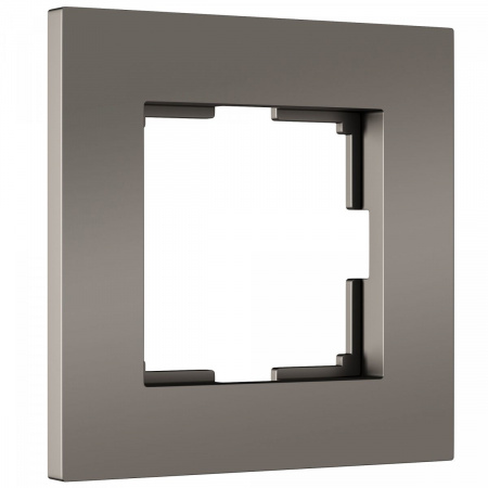 фото Рамка из поликарбоната на 1 пост Slab бронза софт W0012963