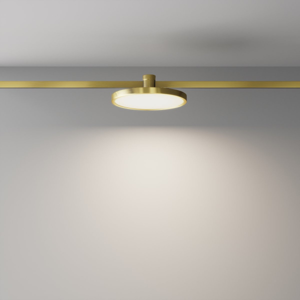 фото Трековый светильник Maytoni Technical Plato TR153-1-10W4K-BS, латунь