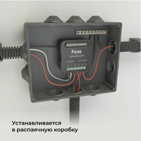 фото Умное двухканальное реле 76007/00