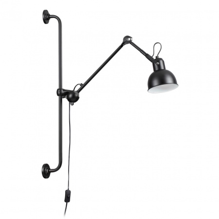 фото Черный Бра на кронштейне Е14 1*40W ARTA MODERN, арт. 4125/1WA