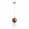 Хром/коричневый/стекло Подвес G9 1*40W TWIXY PENDANT, арт. 4980/1B
