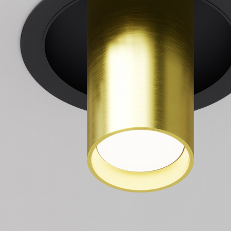 фото Встраиваемый светильник Maytoni Technical FOCUS S C048CL-01-GU10-BBS, черный