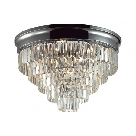 фото Хром/хрусталь металл/прозрачный Люстра потолочная Е14 8*40W 220V ZAHA CLASSI, арт. 8266/8C