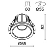 фото Встраиваемый светильник Maytoni Technical Alfa LED DL043-01-10W3K-RD-WB, белый