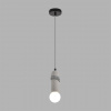 фото Черный/серый, металл/бетон Подвес E27 LED 10W 220V TESLA ECO, арт. 8365/1A