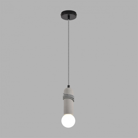 фото Черный/серый, металл/бетон Подвес E27 LED 10W 220V TESLA ECO, арт. 8365/1A