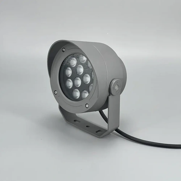 Прожектор LED зеленый G5618 18W 15° IP65 темно-серый