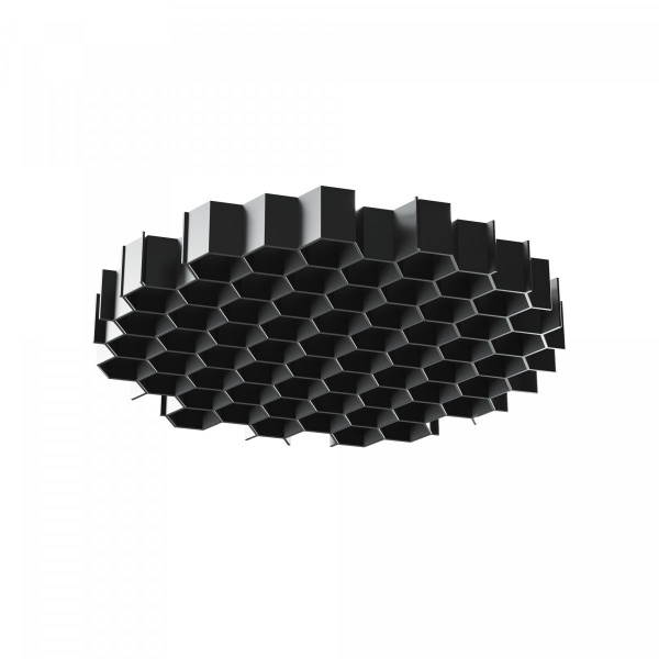 Антибликовая решётка ⌀24мм Maytoni Technical HoneyComb-D24, черный