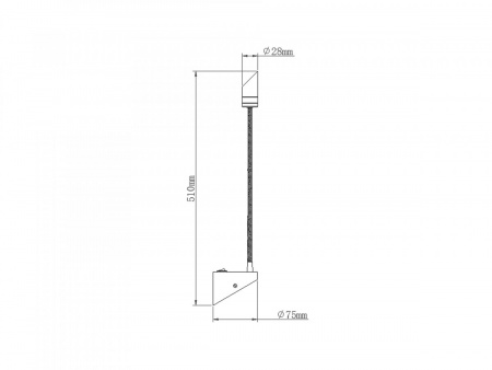 фото LED светильник настенный диммируемый WL Белый 3Вт 3000К, SWG BQ003103-A-3-DIM-WH-WW