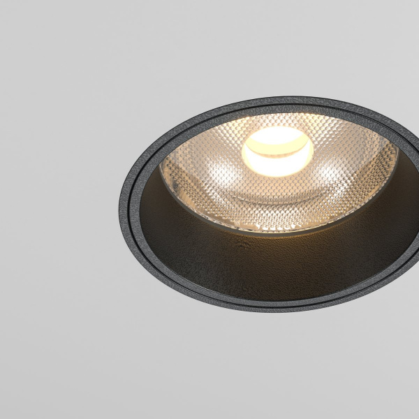 фото Встраиваемый светильник Maytoni Technical FOCUS LED DL125-L12-3K-TRS-B, черный