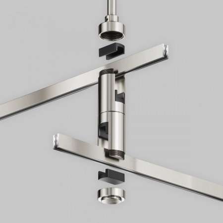 фото Крепление потолочное двойное Короткое / Short 78мм Flarity платина Maytoni Technical TRA156C-D1-PT