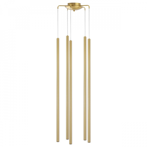 Люстра подвесная Tubo, золото Lightstar L5T747443