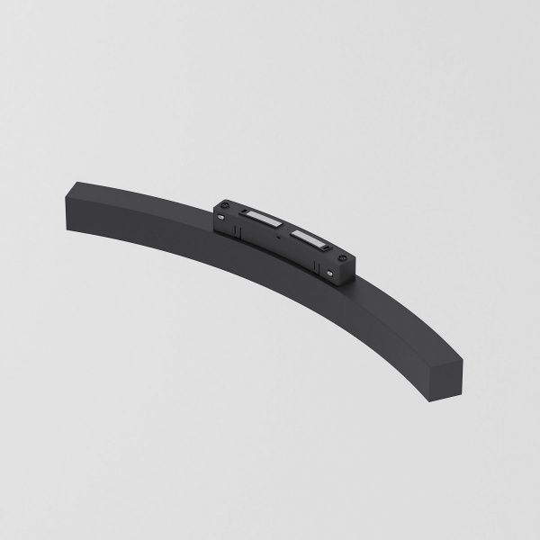 фото Slim Magnetic Трековый светильник для радиусного шинопровода 12W 4200K Intenso чёрный Ø 800мм 85184/01