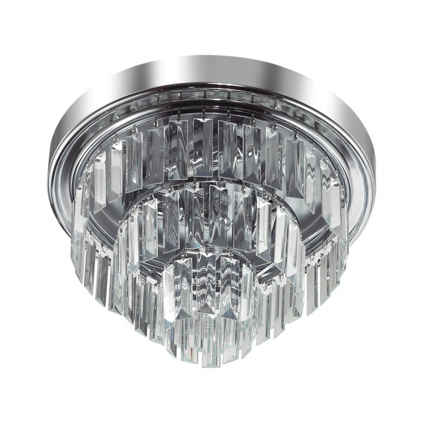 фото Хром/хрусталь металл/прозрачный Люстра потолочная Е14 4*40W 220V ZAHA CLASSI, арт. 8266/4C