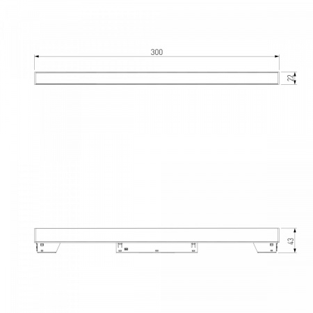 фото Slim Magnetic L01 Трековый светильник 10W 3000K (черный) 85000/01