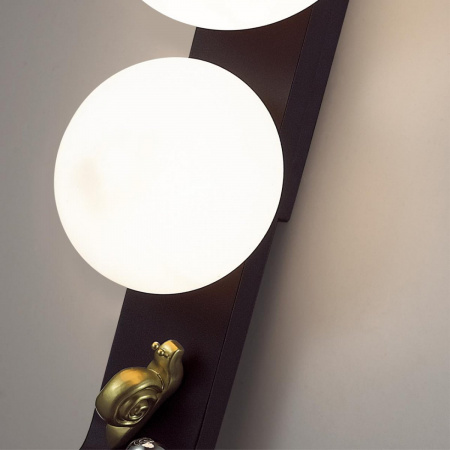 фото Уличный настенный светильник IP54, черный Odeon Light LUMA, арт. 5434/2W