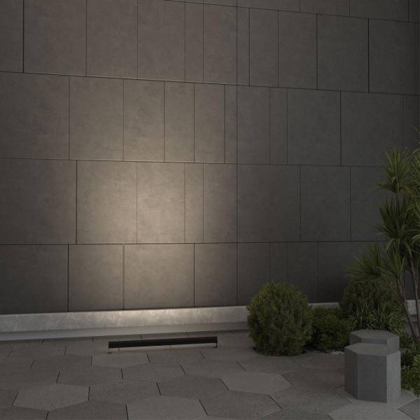 Уличный фасадный светильник, черный Odeon Light GRAZE, арт. 7040/22WL