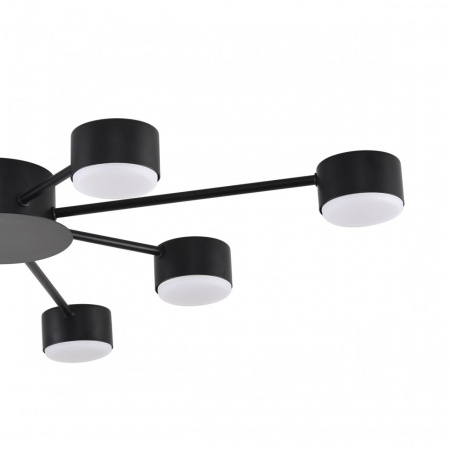фото Черный, металл Люстра GX53 LED 8*7W 220V TORINA COMFI, арт. 8344/8C