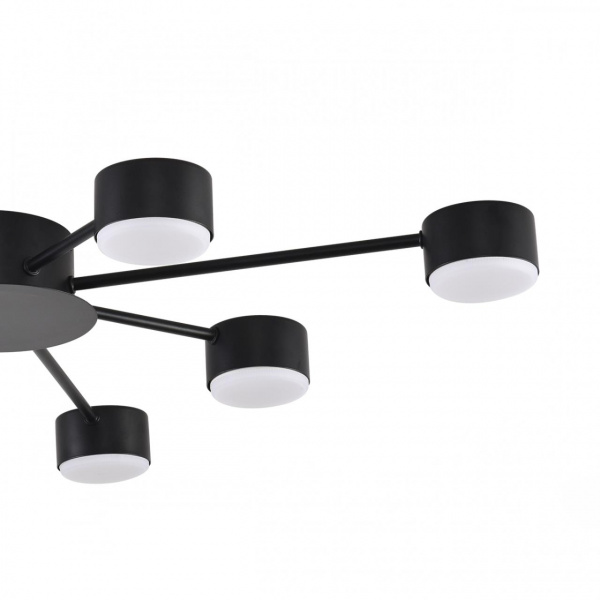 фото Черный, металл Люстра GX53 LED 8*7W 220V TORINA COMFI, арт. 8344/8C