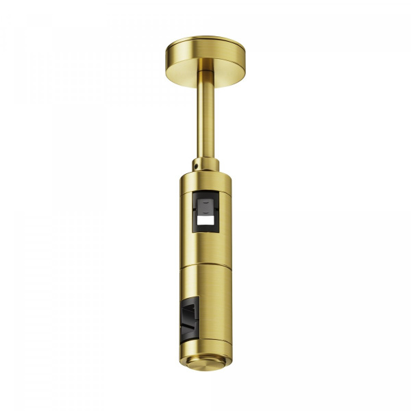 Крепление потолочное двойное Короткое / Short 78мм Flarity латунь Maytoni Technical TRA156C-D1-BS