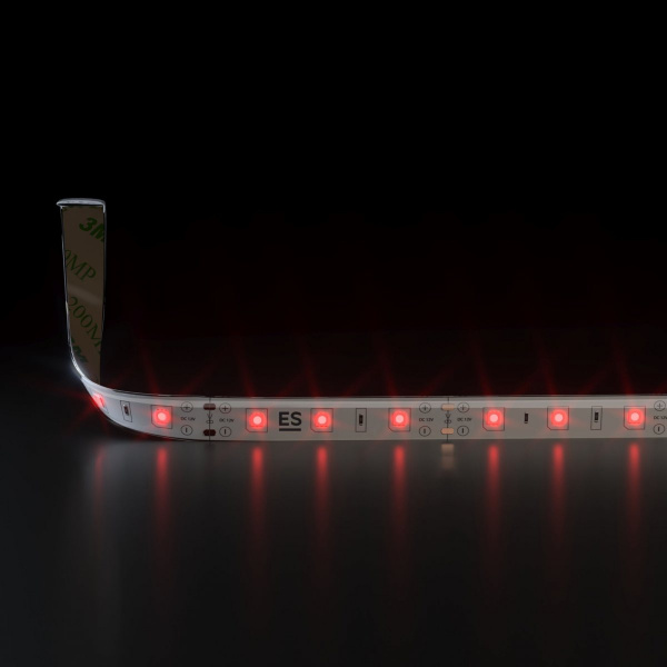 Светодиодная лента 12 В 4.8 Вт/м 60 Led/м 2835 IP65, красный, 5 м