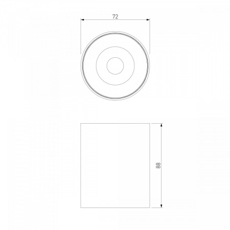 фото Светильник потолочный светодиодный Primo 12W 4000K титан 25116/LED