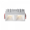 Встраиваемый светильник Maytoni Technical Alfa LED DL043-02-10W3K-SQ-W-1, белый