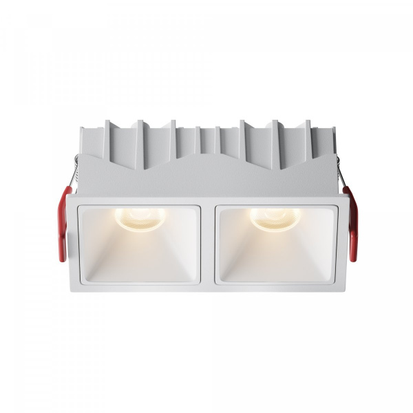 Встраиваемый светильник Maytoni Technical Alfa LED DL043-02-10W3K-SQ-W-1, белый