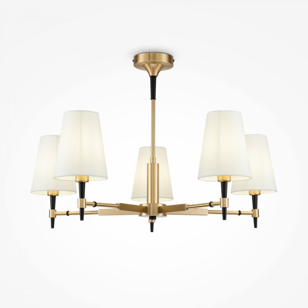 фото Потолочный светильник Maytoni Zaragoza H001CL-05BS, латунь