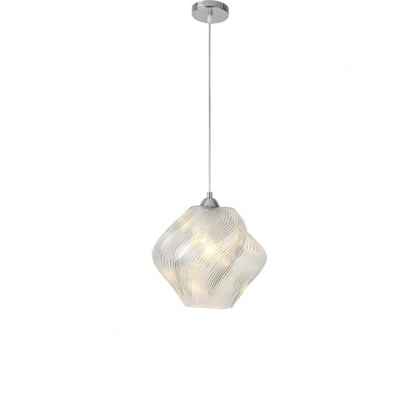фото Хром/прозрачный, металл/стекло Подвес E27 1*60W 220V TIDE MODERNI, арт. 8288/1A