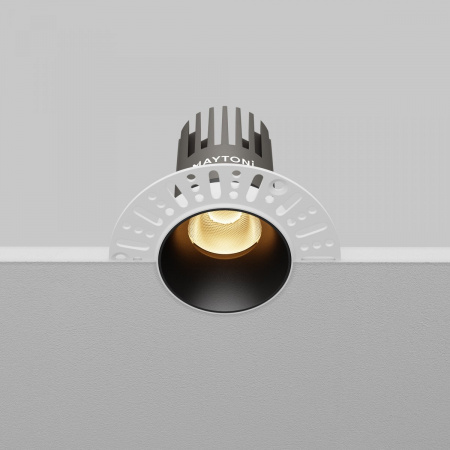 фото Встраиваемый светильник Maytoni Technical Dip DL124-10W-2.7K-TRS-B, черный