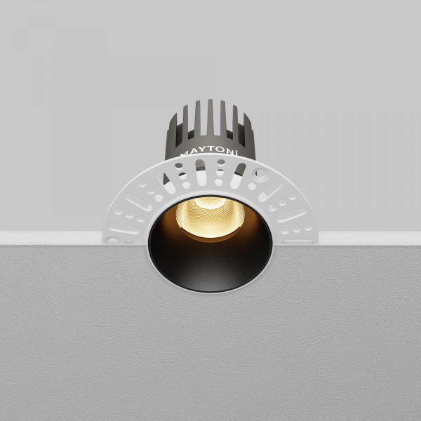 фото Встраиваемый светильник Maytoni Technical Dip DL124-10W-2.7K-TRS-B, черный
