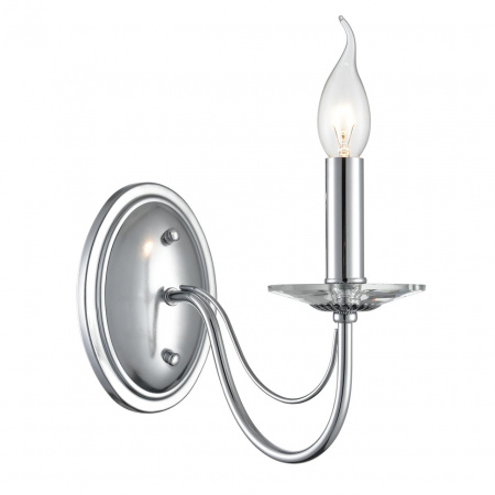 фото Металл/стекло, хром/прозрачный Бра E14 1*40W 220V INCANTO CLASSI, арт. 8034/1W
