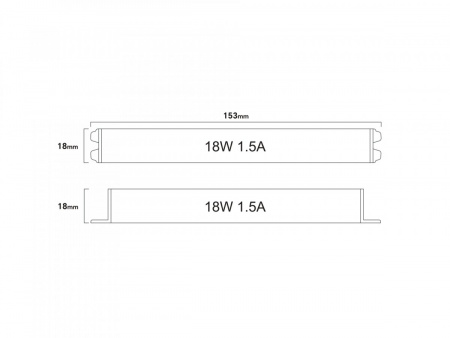 фото Блок питания сверхтонкий SWG, 18 W, 12V, L-18-12