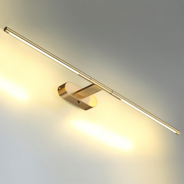 фото Металл/античная бронза/акрил Настенный светильник IP20 LED 8W 3000K/3800K/5100K (перекл ч/з тумблер) 220V ALEDO HIGHTECH, арт. 6635/9WL