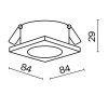 фото Встраиваемый светильник Maytoni Technical Stark DL083-01-GU10-SQ-B, черный