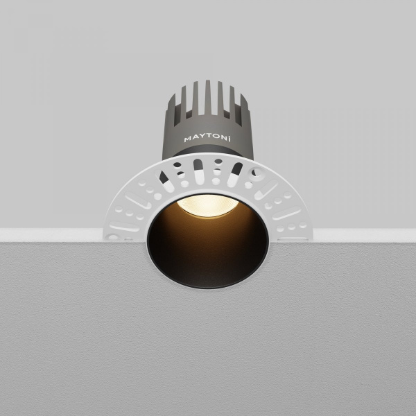 фото Встраиваемый светильник Maytoni Technical Dip DL120-10W-3K-TRS-B, черный