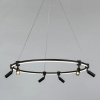 фото Подвесная люстра Arte Lamp RING A2186SP-1BK