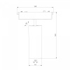 фото Трековый светильник 9W 4000K Arcos Flat Magnetic 85095/01