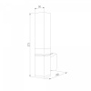 фото Настенный светодиодный светильник cерый IP54 1534 TECHNO LED
