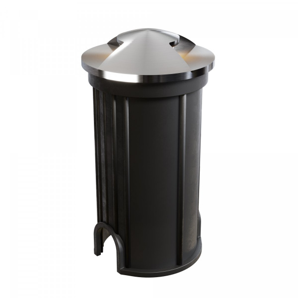 Уличный встраиваемый светильник Maytoni Outdoor Flash O044DL-L1S3K1, серебро