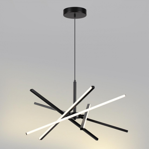 фото Черный//металл/ Подвесной светильник 4000K LED 60W 220V PARKER LEDIO, арт. 6563/60L