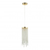Золотой/прозрачный металл/хрусталь Подвес E14 1*40W CHOKKA MODERN, арт. 5028/1