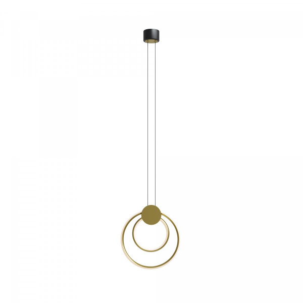 Подвесной светильник Maytoni Link MOD357PL-L14BS3K, черный и латунь