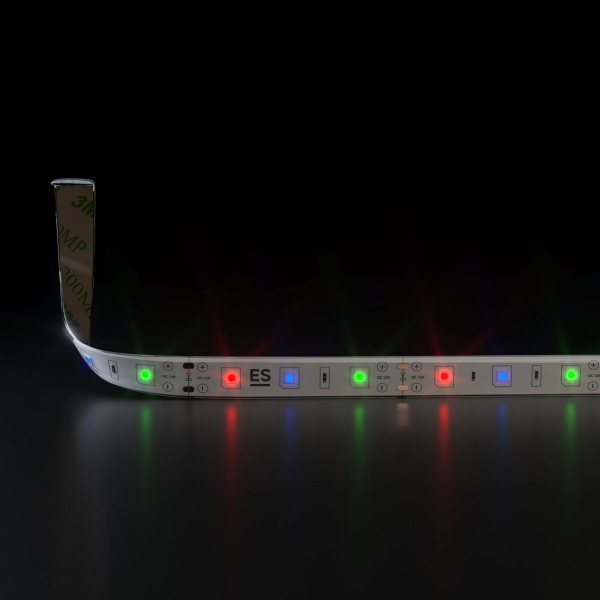 Светодиодная лента 12 В 4,8 Вт/м 60 Led/м 2835 IP65, RGB, 5 м