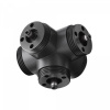 Пятиконечный коннектор для системы Shelf без ввода питания Maytoni Technical CA020L5C-B, черный