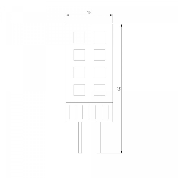 фото Светодиодная лампа JC 7W 220V 4200K G4 BLG406
