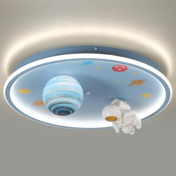 фото Белый, синий Потолочный светильник с ПДУ LED 83W 3000-6000K 220V ATLAS LEDIO, арт. 6507/80CL